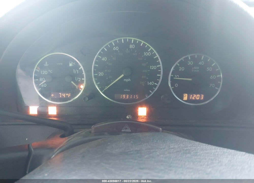 2003 MERCEDES-BENZ ML 350 VIN: 4JGAB57E93A408696