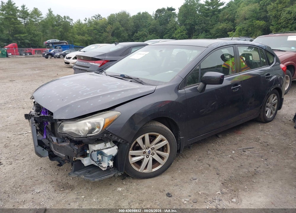 2015 SUBARU IMPREZA 2.0I PREMIUM VIN: JF1GPAC67FH266826