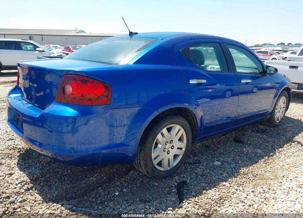 2012 DODGE AVENGER VIN: 1C3CDZAB6CN209602
