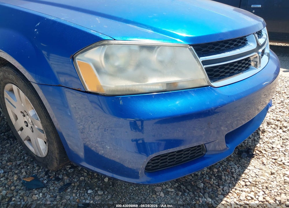 2012 DODGE AVENGER VIN: 1C3CDZAB6CN209602