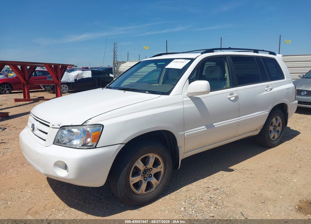 2007 TOYOTA HIGHLANDER V6 VIN: JTEGP21A370142460