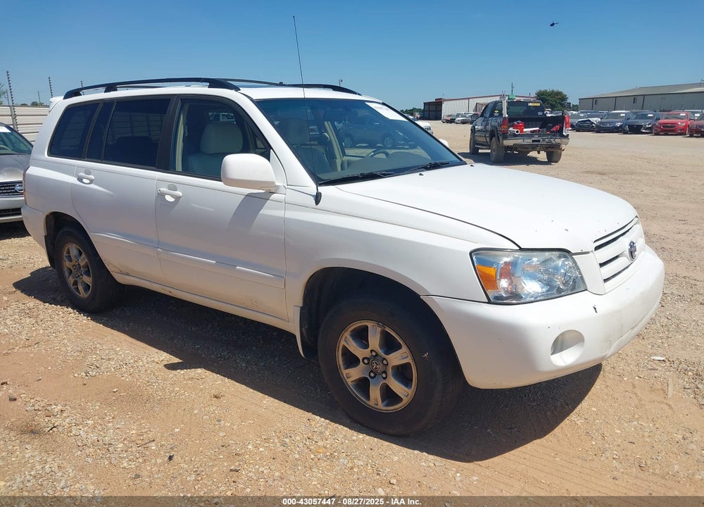 2007 TOYOTA HIGHLANDER V6 VIN: JTEGP21A370142460