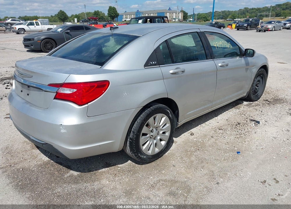 2012 CHRYSLER 200 LX VIN: 1C3CCBAB3CN319680