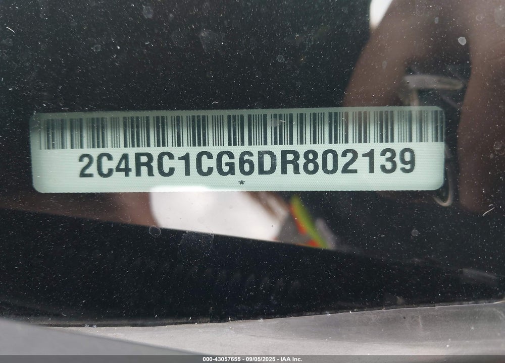 2013 CHRYSLER TOWN & COUNTRY VIN: 2C4RC1CG6DR802139