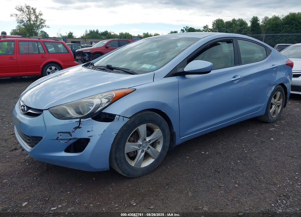 2013 HYUNDAI ELANTRA VIN: KMHDH4AE2DU531707
