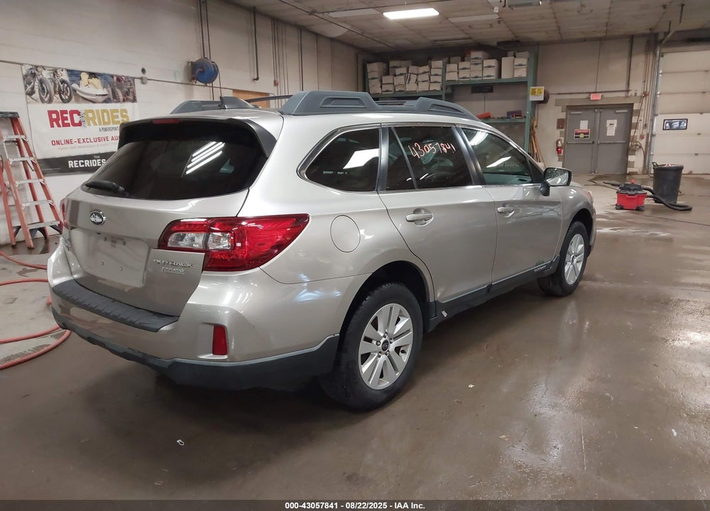 2017 SUBARU OUTBACK 2.5I PREMIUM VIN: 4S4BSAFC8H3425174