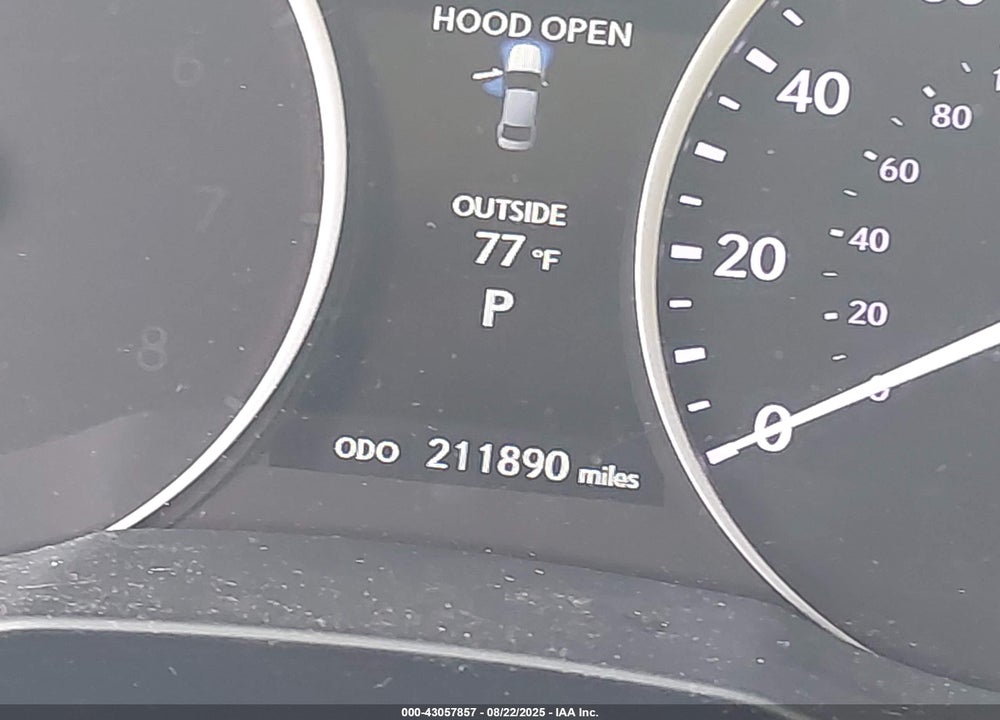 2013 LEXUS ES 300H VIN: JTHBW1GG6D2004594