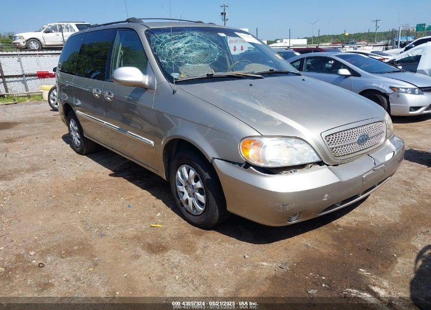 2005 KIA SEDONA EX/LX VIN: KNDUP132756707892