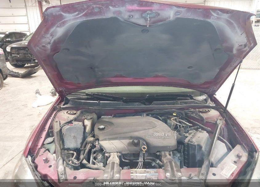 2007 CHEVROLET IMPALA VIN: 2G1WU58R279265543