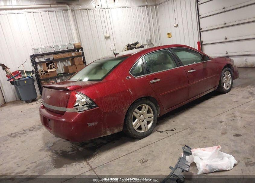 2007 CHEVROLET IMPALA VIN: 2G1WU58R279265543
