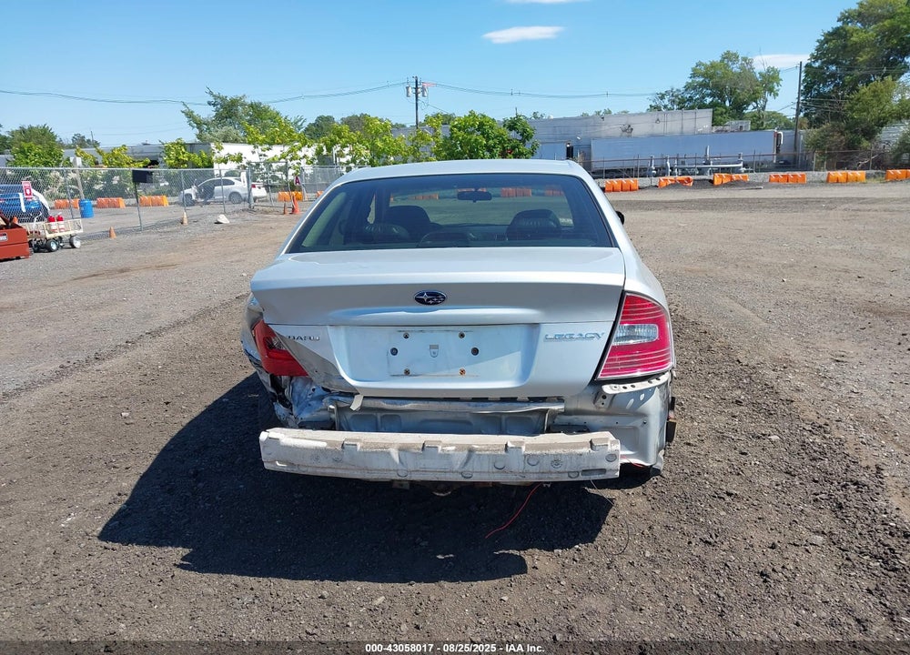 2005 SUBARU LEGACY 2.5I LIMITED VIN: 4S3BL626557226845