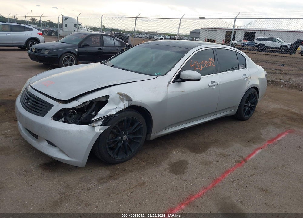 2007 INFINITI G35 SPORT W/6-SPEED MANUAL VIN: JNKBV61E37M710762