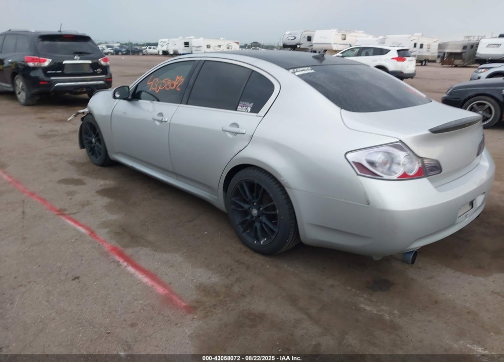 2007 INFINITI G35 SPORT W/6-SPEED MANUAL VIN: JNKBV61E37M710762
