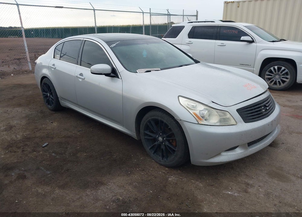 2007 INFINITI G35 SPORT W/6-SPEED MANUAL VIN: JNKBV61E37M710762