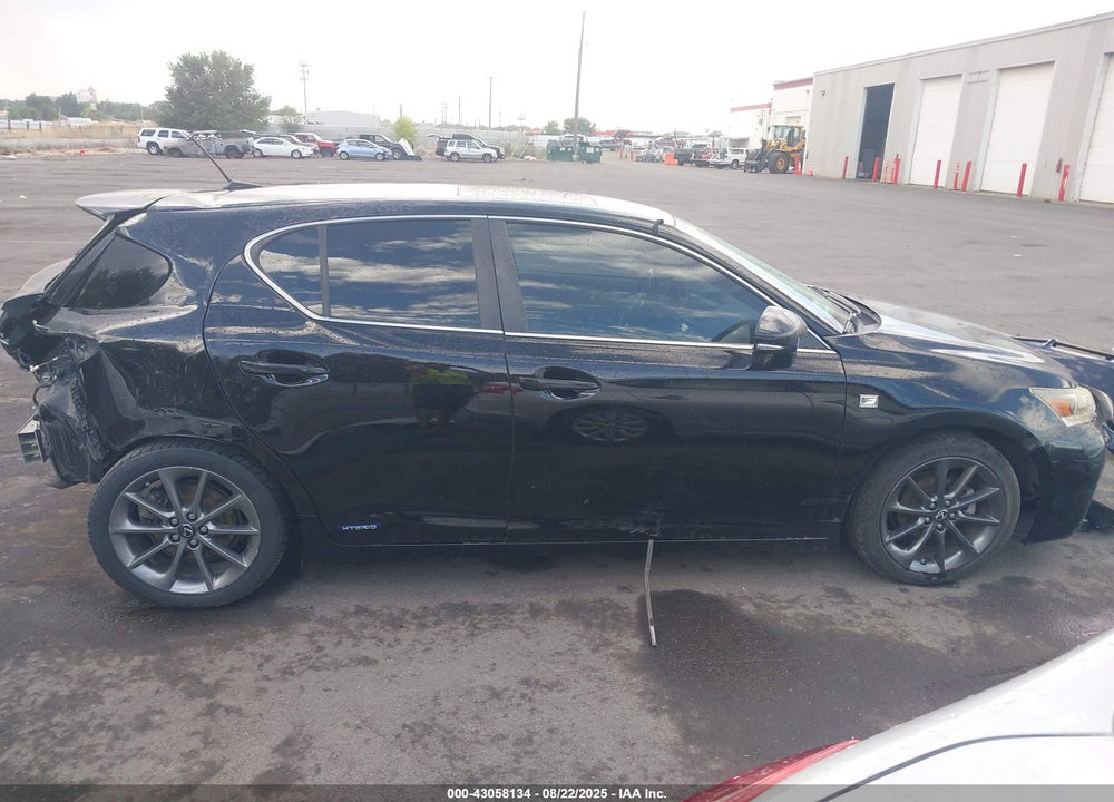 2012 LEXUS CT 200H PREMIUM VIN: JTHKD5BH6C2082885