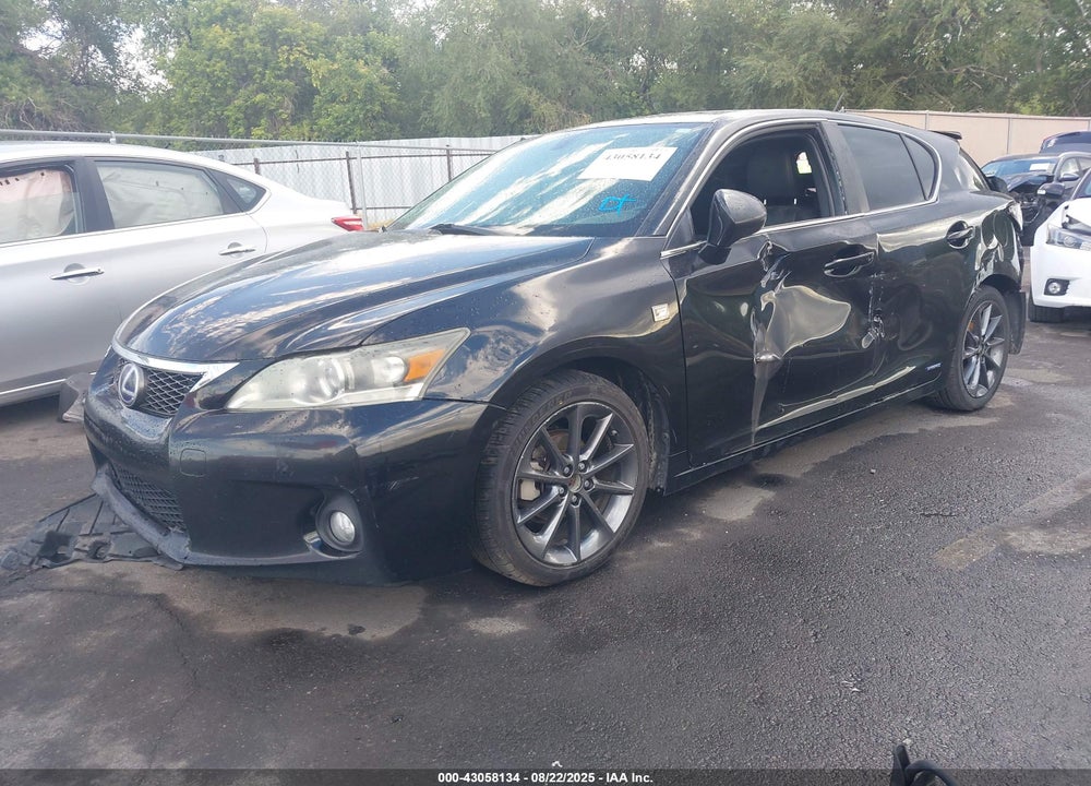 2012 LEXUS CT 200H PREMIUM VIN: JTHKD5BH6C2082885