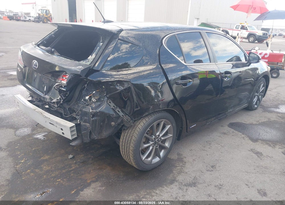 2012 LEXUS CT 200H PREMIUM VIN: JTHKD5BH6C2082885