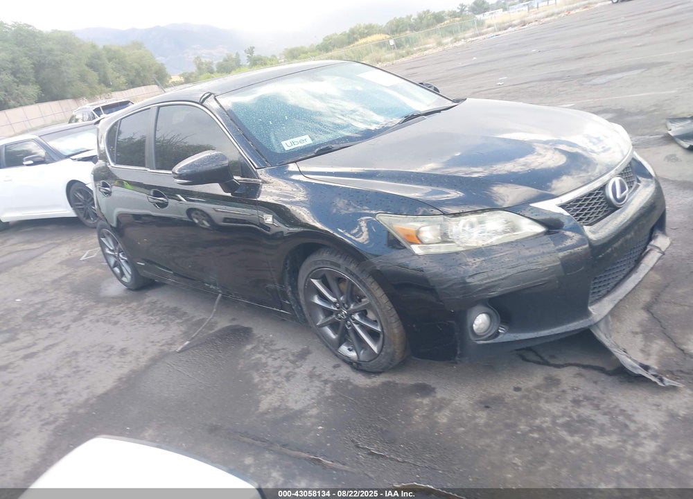 2012 LEXUS CT 200H PREMIUM VIN: JTHKD5BH6C2082885