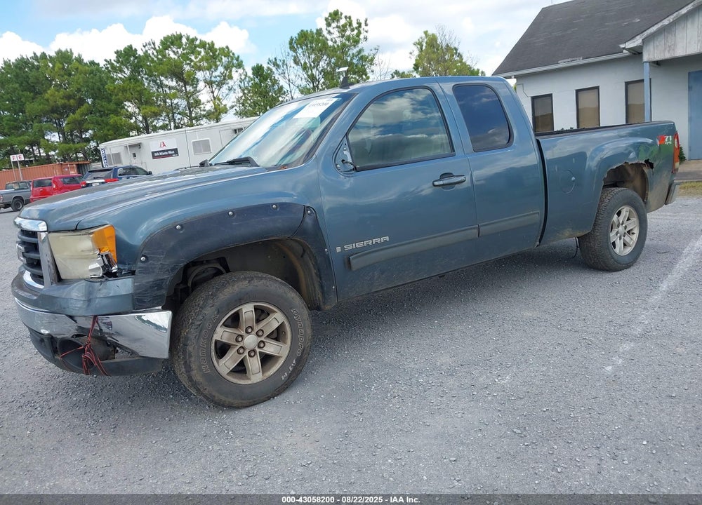 2007 GMC SIERRA 1500 SLT VIN: 2GTEK19J771614804