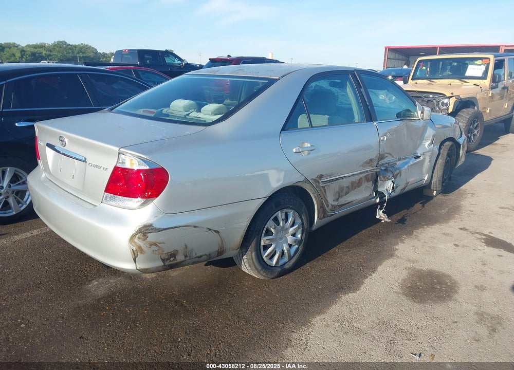 2005 TOYOTA CAMRY LE VIN: 4T1BE32K05U985583