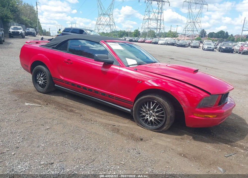 2005 FORD MUSTANG VIN: 1ZVFT84N655245396