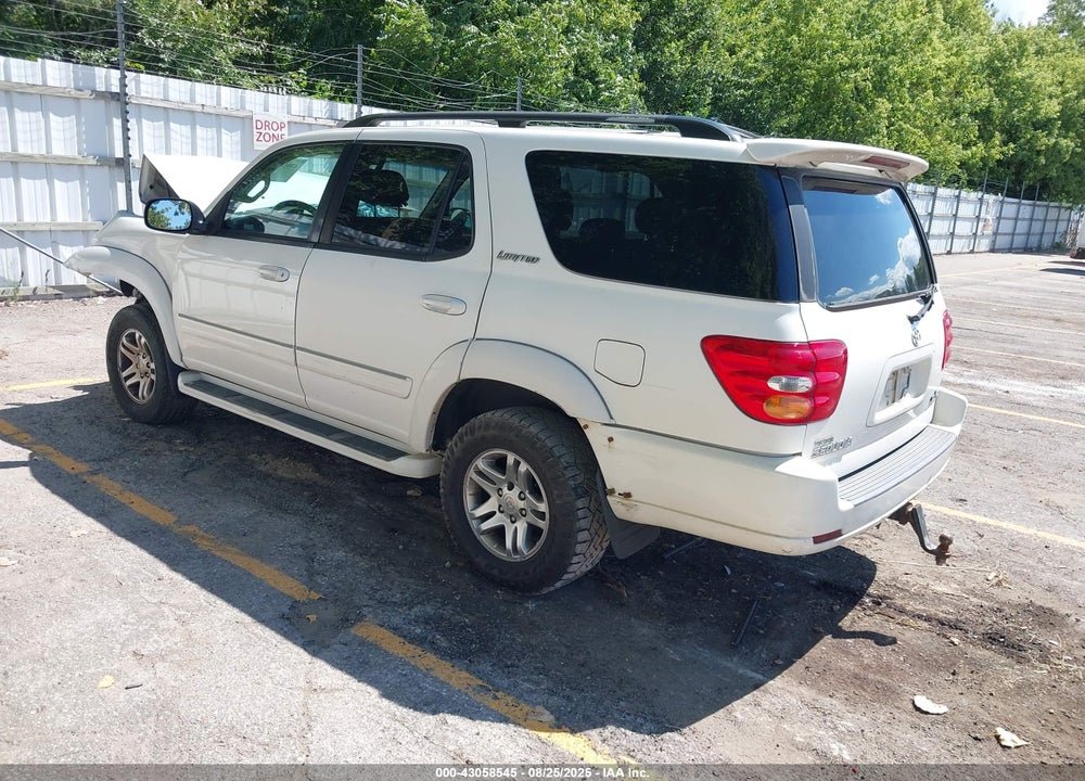 2003 TOYOTA SEQUOIA LIMITED V8 VIN: 5TDZT38A53S156288