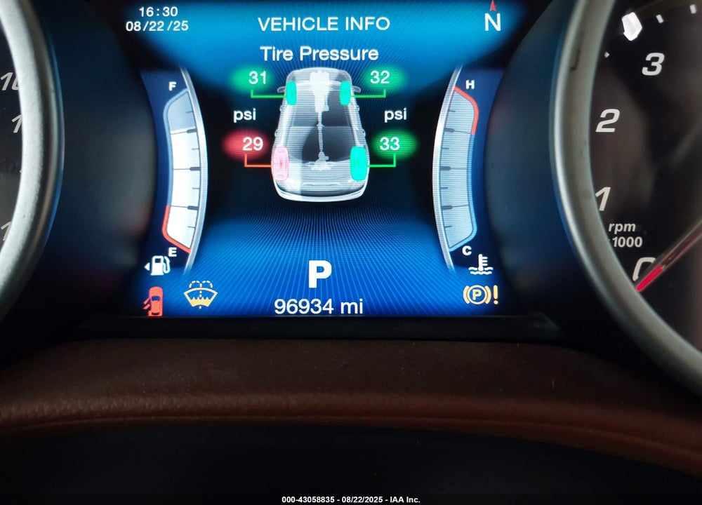 2017 MASERATI GHIBLI VIN: ZAM57RSA1H1230031