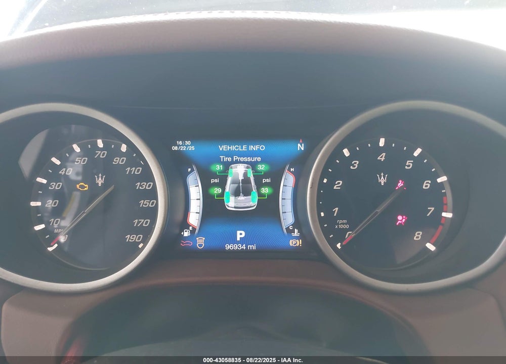 2017 MASERATI GHIBLI VIN: ZAM57RSA1H1230031