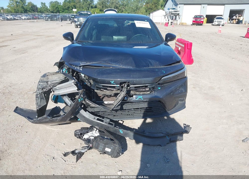 2022 HONDA CIVIC VIN: 2HGFE2F57NH570883