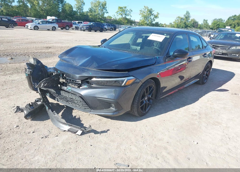 2022 HONDA CIVIC VIN: 2HGFE2F57NH570883