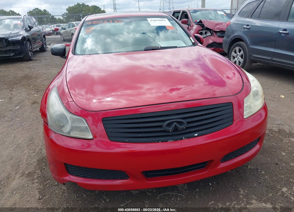 2008 INFINITI G35 JOURNEY VIN: JNKBV61E28M201408