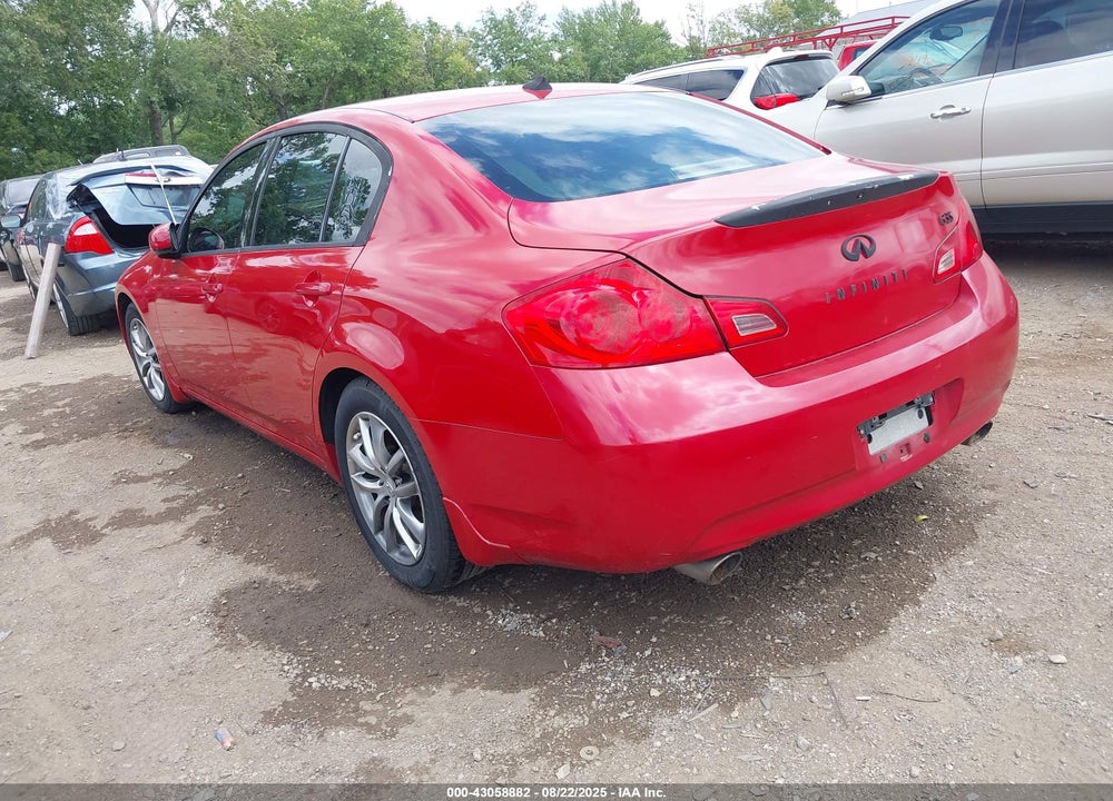 2008 INFINITI G35 JOURNEY VIN: JNKBV61E28M201408