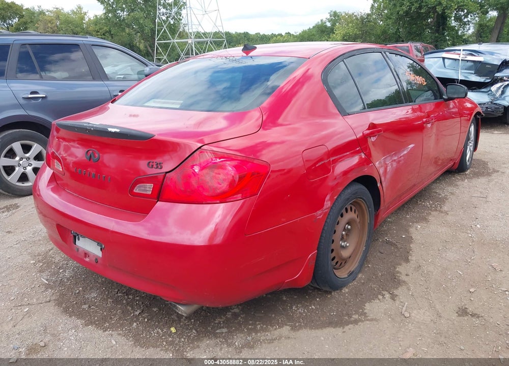 2008 INFINITI G35 JOURNEY VIN: JNKBV61E28M201408