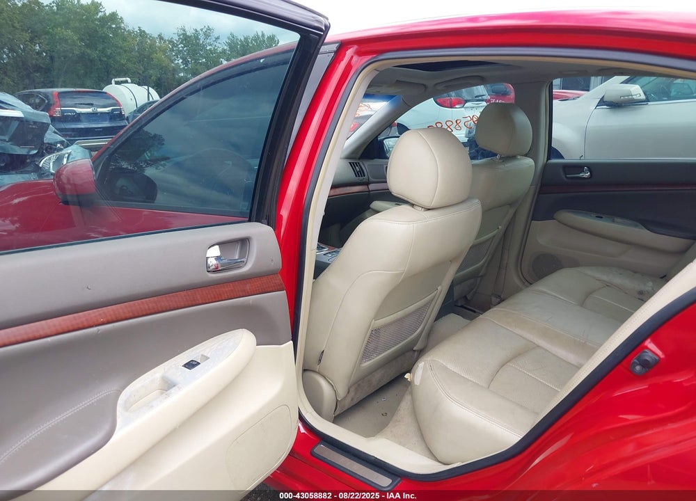 2008 INFINITI G35 JOURNEY VIN: JNKBV61E28M201408