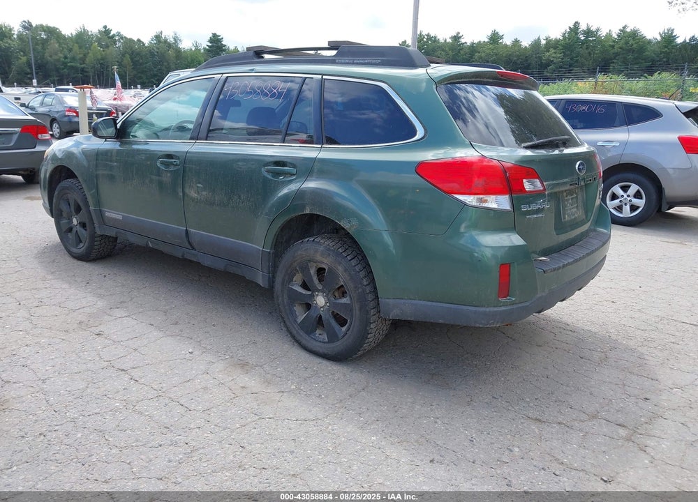 2010 SUBARU OUTBACK 2.5I PREMIUM VIN: 4S4BRCCC7A3346015