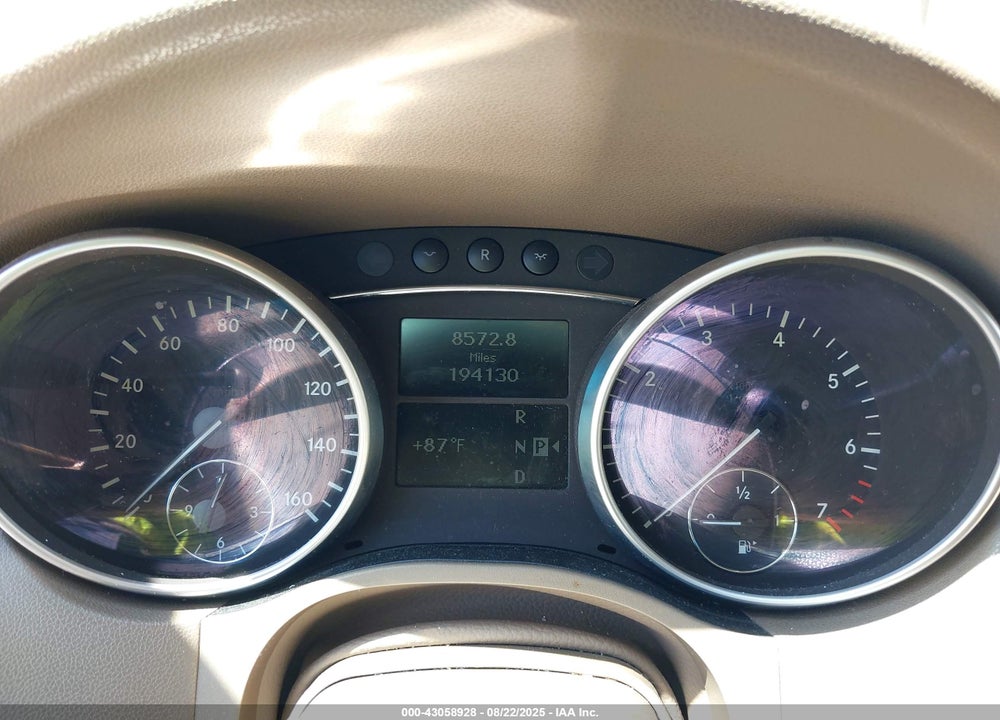 2008 MERCEDES-BENZ ML 350 4MATIC VIN: 4JGBB86E18A405564