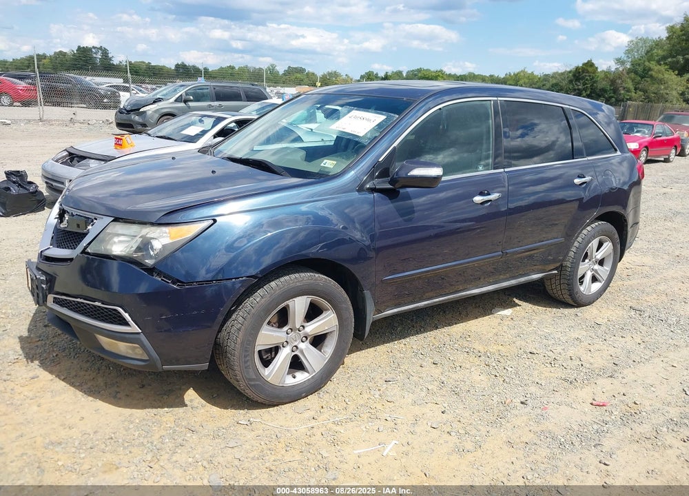 2010 ACURA MDX VIN: 2HNYD2H68AH529165