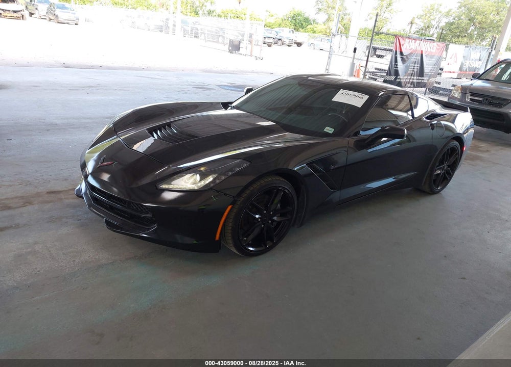 2019 CHEVROLET CORVETTE VIN: 1G1YB2D73K5110619