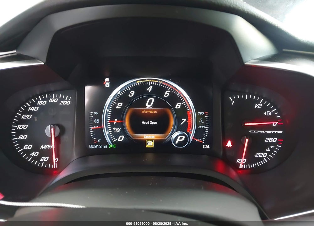 2019 CHEVROLET CORVETTE VIN: 1G1YB2D73K5110619