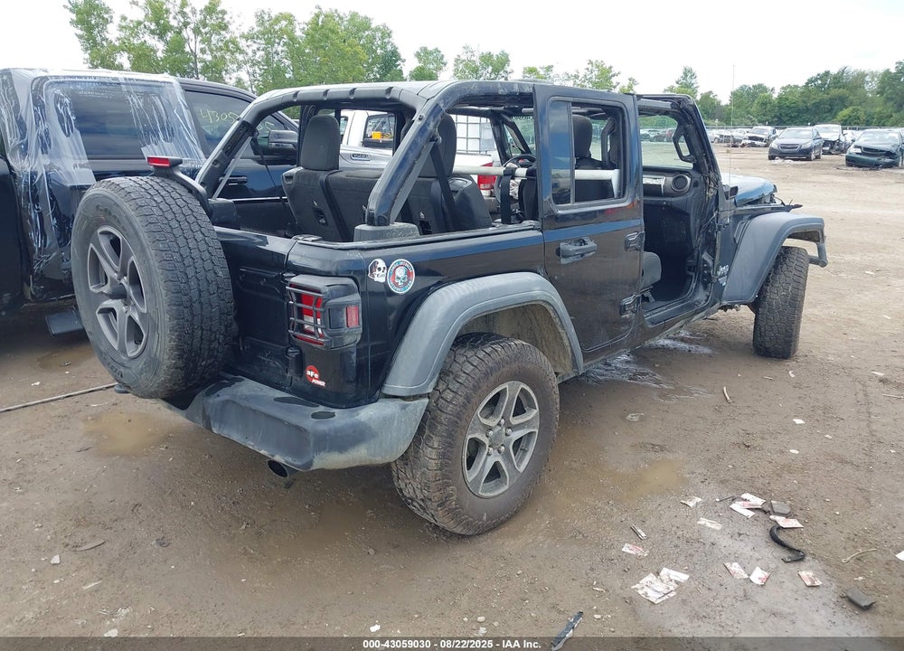 2018 JEEP WRANGLER UNLIMITED VIN: 1C4HJXDG4JW257869