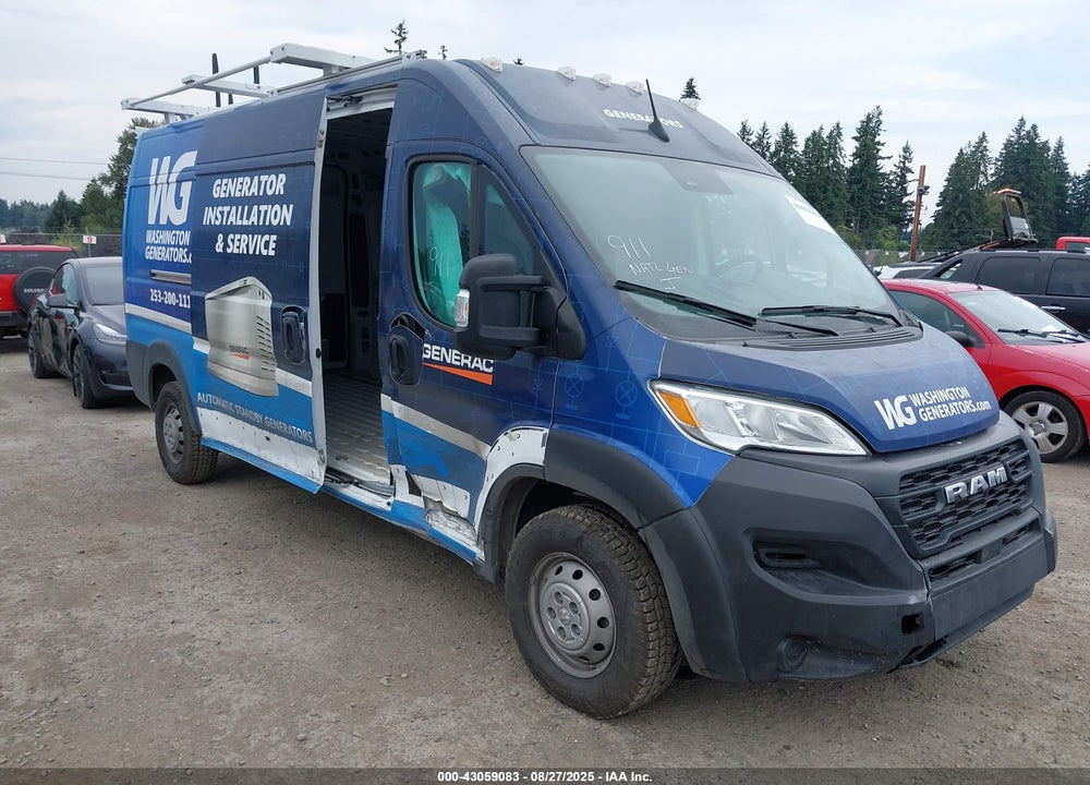 2023 RAM PROMASTER 3500 HIGH ROOF 159 WB VIN: 3C6MRVHG0PE581773