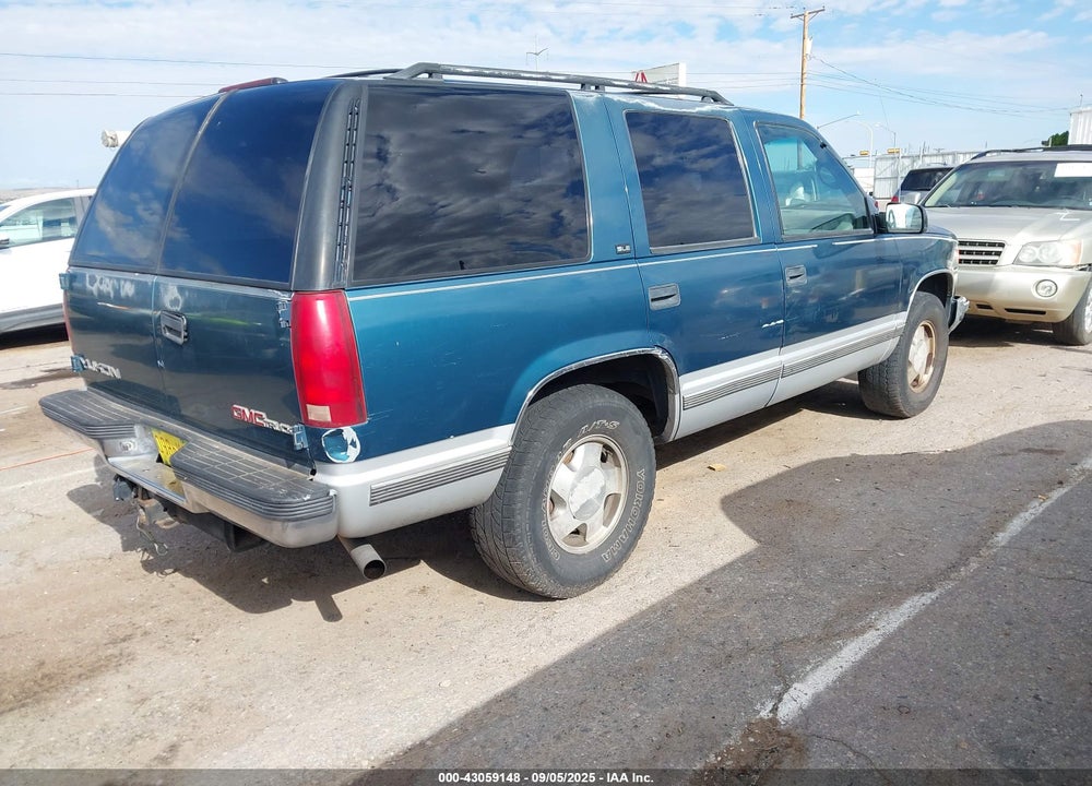 1995 GMC YUKON VIN: 1GKEK13K4SJ733107