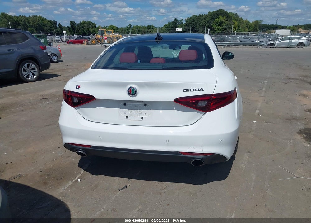 2021 ALFA ROMEO GIULIA AWD VIN: ZARFANANXM7644302