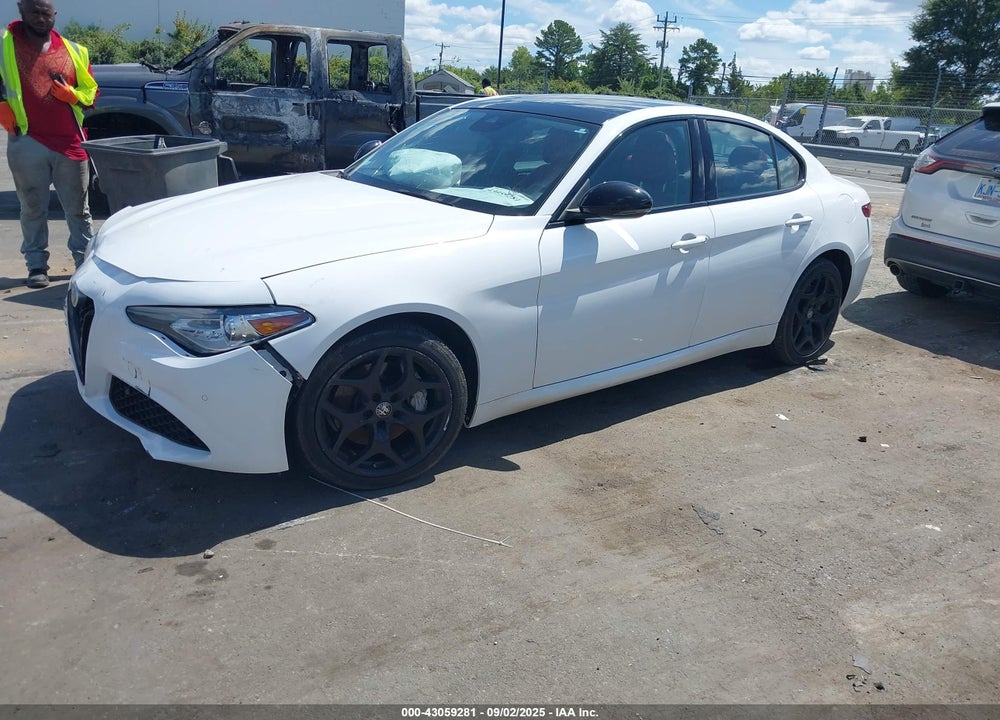 2021 ALFA ROMEO GIULIA AWD VIN: ZARFANANXM7644302
