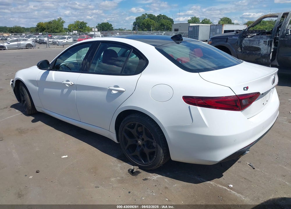 2021 ALFA ROMEO GIULIA AWD VIN: ZARFANANXM7644302