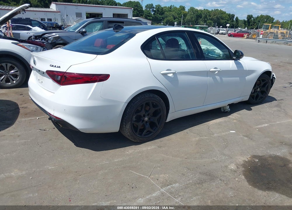 2021 ALFA ROMEO GIULIA AWD VIN: ZARFANANXM7644302