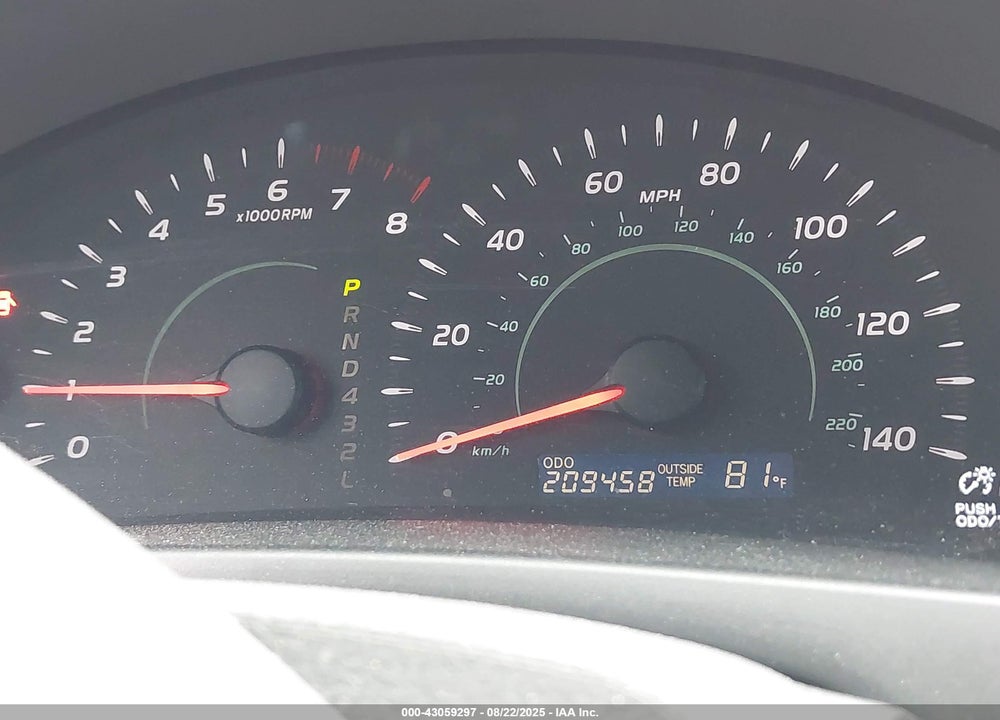 2007 TOYOTA CAMRY LE VIN: 4T1BE46K27U131049