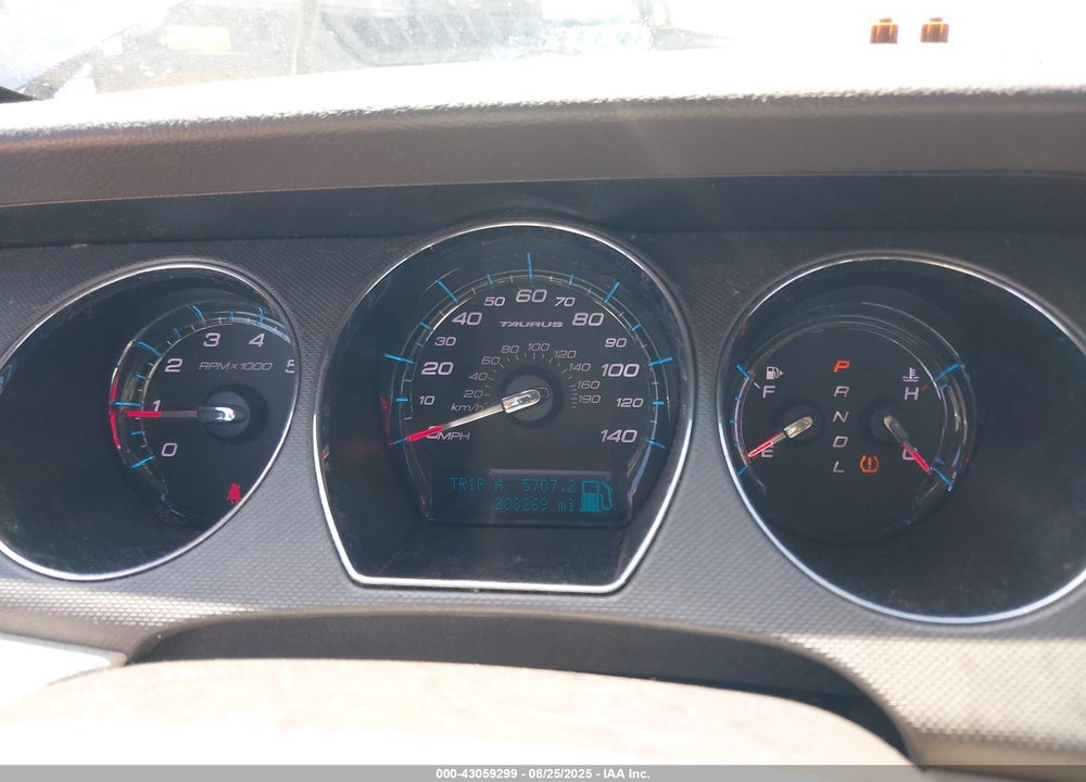 2012 FORD TAURUS VIN: 1FAHP2DW9CG139666
