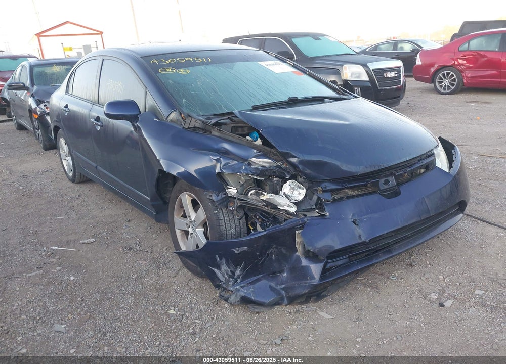 2008 HONDA CIVIC LX VIN: 1HGFA15518L119494