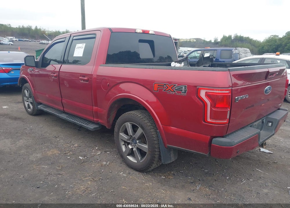 2015 FORD F-150 LARIAT VIN: 1FTEW1EF0FFB54477